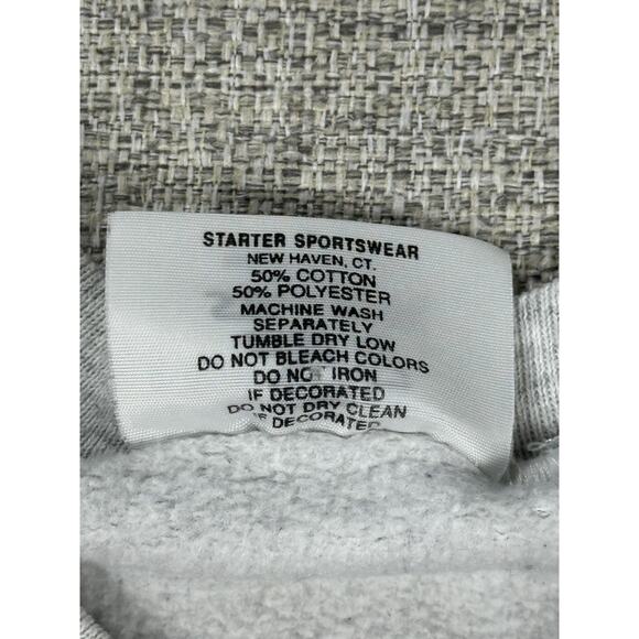 Vintage Emmitt Zone Sweatshirt Mens Large Gray Starter Crewneck NFL Football 90s - Picture 11 of 12